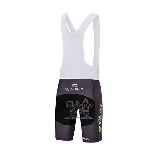 Dimension Data Ropa Ciclismo Culotte Corto 2018 Mangas Cortas Blanco y Verde